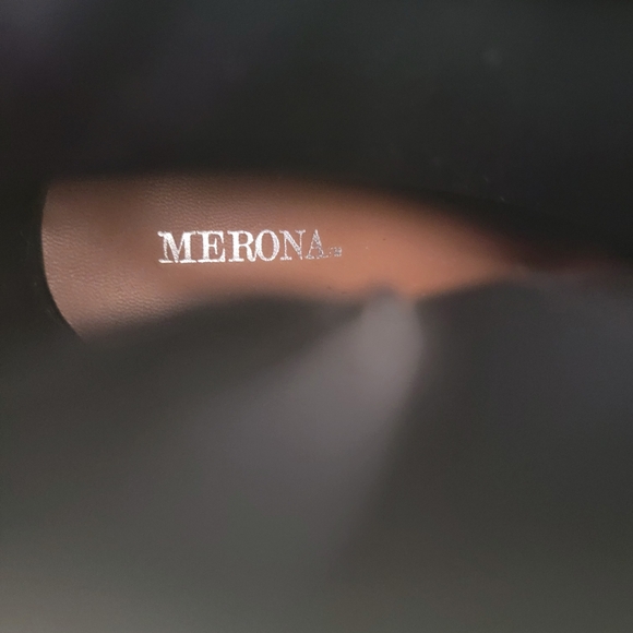 Merona Women's heeled two-tone booties - Picture 6 of 6